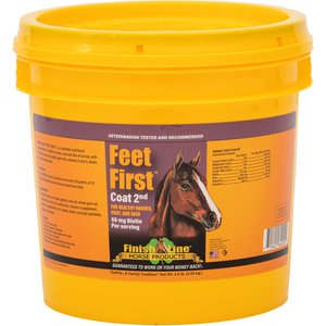 Finish Line Feet First Skin, Coat & Hoof Care Powder Horse Supplement, 4.5-lb tub