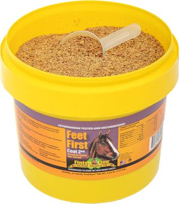 Show full view: Finish Line Feet First Skin, Coat & Hoof Care Powder Horse Supplement, 2.25-lb tub slide 3 of 5