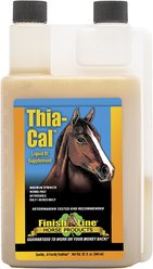 Finish Line Thia-Cal Liquid B1 Calming Liquid Horse Supplement, 32-fl oz bottle