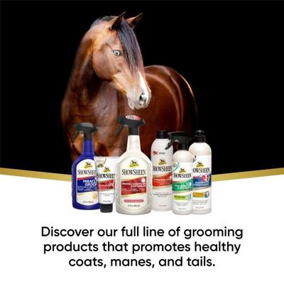 Show full view: Absorbine ShowSheen Miracle Groom Bath In A bottle Vitamin E & Vanilla Horse Spot & Stain Remover, 32-fl oz bottle slide 4 of 7