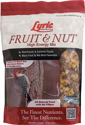 Lyric Fruit & Nut High Energy Mix Wild Bird Food, 5-lb bag