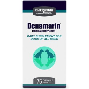 Nutramax Denamarin with S-Adenosylmethionine & Silybin Tablet Liver Supplement for Large Dogs