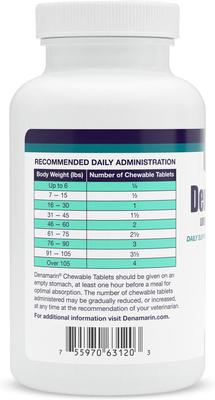 Show full view: Nutramax Denamarin with S-Adenosylmethionine & Silybin Chewable Tablets Liver Supplement for Dogs, 75 count slide 5 of 13
