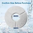 Show in main carousel: Casfuy W8 & W7 Pet Water Fountain Replacement Filters & Sponges, White, 4 count slide 3 of 7