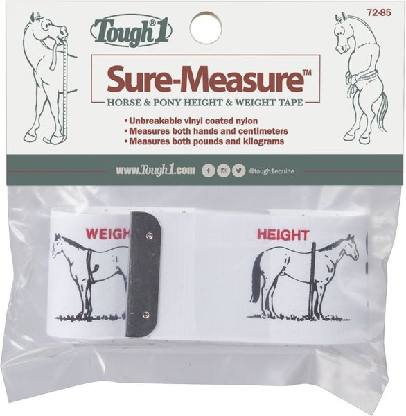 Tough1 Sure Measure Horse & Pony Height & Weight Tape