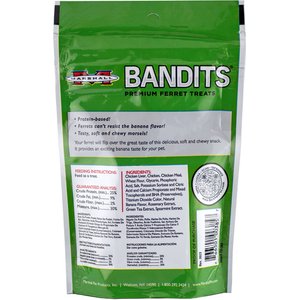 Marshall Bandits Premium Banana Flavor Ferret Treats, 3-oz bag