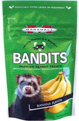 Marshall Bandits Premium Banana Flavor Ferret Treats, 3-oz bag