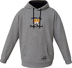 ISlide Furry Friend Hoodie, Grey, Small