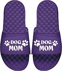 ISlide Dog Mom Slides, Purple, W14 / M13