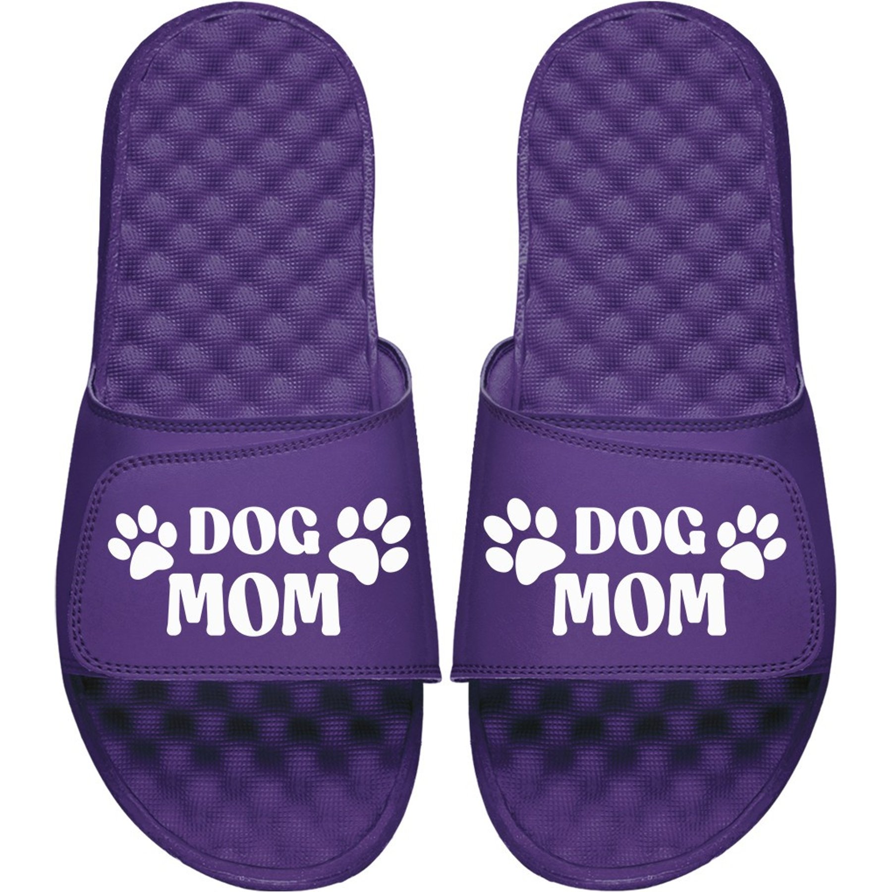 ISlide Dog Mom Slides, Purple, W6 / M5