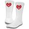Show in main carousel: ISlide Valentine's Day I Love My Cat Socks, Great White, Medium slide 1 of 1
