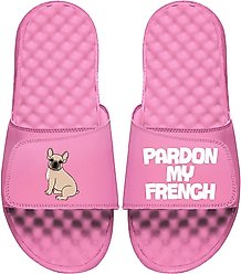 ISlide Pardon My French Slides, Pink, W7 / M6