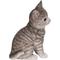 Show in main carousel: Hi-Line Gift Sitting Kitten Statue, 8-in, Gray & White slide 5 of 8