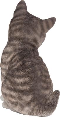 Show full view: Hi-Line Gift Sitting Kitten Statue, 8-in, Gray & White slide 4 of 8