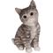 Show in main carousel: Hi-Line Gift Sitting Kitten Statue, 8-in, Gray & White slide 2 of 8