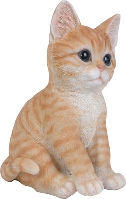 Show full view: Hi-Line Gift Sitting Kitten Statue, 8-in, Orange slide 4 of 6