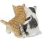Show in main carousel: Hi-Line Gift Kittens Sitting Together Cat Statue, Multicolor, 5.12-in slide 3 of 8