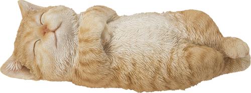 Show full view: Hi-Line Gift Sleeping Cat Statue, 2.5-in, Orange slide 3 of 8