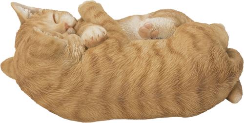 Show full view: Hi-Line Gift Sleeping Couple Cat Statue, 3-in, Orange slide 5 of 8