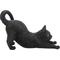 Show in main carousel: Hi-Line Gift Stretching Cat Statue, 9.37-in, Black slide 5 of 8