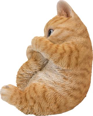 Show full view: Hi-Line Gift Kitten Playing with Tail, Orange & White, 7-in slide 3 of 8