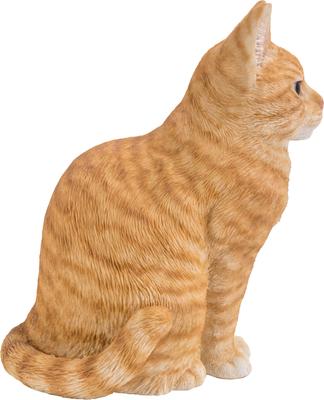 Show full view: Hi-Line Gift Sitting Cat Statue, 11.5-in, Orange slide 6 of 7