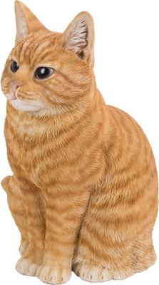 Show full view: Hi-Line Gift Sitting Cat Statue, 11.5-in, Orange slide 3 of 7