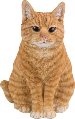 Show full view: Hi-Line Gift Sitting Cat Statue, 11.5-in, Orange slide 2 of 7