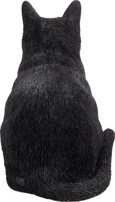 Show full view: Hi-Line Gift Sitting Cat Statue, 11.5-in, Black & White slide 4 of 6