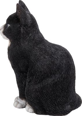 Show full view: Hi-Line Gift Sitting Cat Statue, 11.5-in, Black & White slide 3 of 6