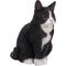 Show in main carousel: Hi-Line Gift Sitting Cat Statue, 11.5-in, Black & White slide 6 of 6