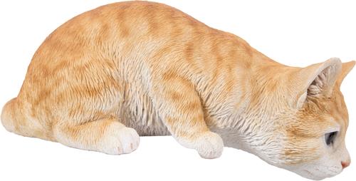 Show full view: Hi-Line Gift Looking Over Ledge Cat Statue, Orange, 4.52-in slide 2 of 6