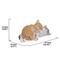 Show in main carousel: Hi-Line Gift Sleeping Tabby Cats Statue, Orange & Gray, 4.92-in slide 6 of 7