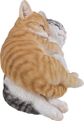 Show full view: Hi-Line Gift Sleeping Tabby Cats Statue, Orange & Gray, 4.92-in slide 5 of 7