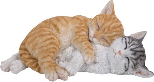 Show full view: Hi-Line Gift Sleeping Tabby Cats Statue, Orange & Gray, 4.92-in slide 2 of 7