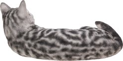 Hi-Line Gift American Shorthair Lying Down Cat Statue, Black & White, 8-in slide 2 of 5