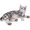 Show in main carousel: Hi-Line Gift American Shorthair Lying Down Cat Statue, Black & White, 8-in slide 1 of 5