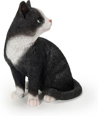 Show full view: Hi-Line Gift Looking Back Cat Statue, 10.35-in, Black & White slide 5 of 7