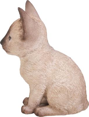 Show full view: Hi-Line Gift Siamese Kitten Statue, Brown & Tan, 7.5-in slide 2 of 4