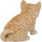 Show in main carousel: Hi-Line Gift Sitting Orange Tabby Kitten Statue, 5.25-in slide 4 of 5