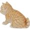Show in main carousel: Hi-Line Gift Sitting Orange Tabby Kitten Statue, 5.25-in slide 3 of 5