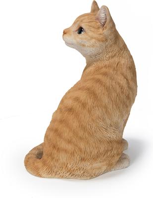 Show full view: Hi-Line Gift Looking Back Cat Statue, 10.35-in, Orange & White slide 3 of 7
