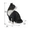 Show in main carousel: Hi-Line Gift Looking Back Cat Statue, 10.35-in, Black & White slide 7 of 7