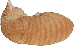 Hi-Line Gift Sleeping Cat Statue, Orange & Tan, 4.45-in slide 2 of 5