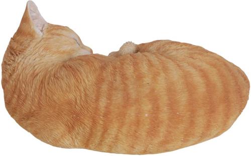 Show full view: Hi-Line Gift Sleeping Cat Statue, Orange & Tan, 4.45-in slide 5 of 9