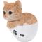 Show in main carousel: Hi-Line Gift Teacup Kitten Statue, 5.75-in, Orange & White slide 3 of 7