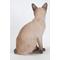 Show in main carousel: Hi-Line Gift Sitting Siamese Cat Statue, Black & Gray, 13.5-in slide 4 of 4