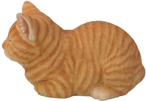 Show full view: Hi-Line Gift Sleeping Cat Statue, Orange & Tan, 5-in slide 3 of 10