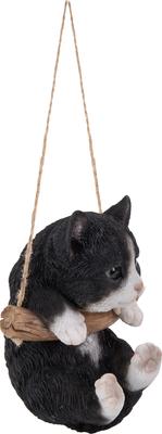 Show full view: Hi-Line Gift Hanging Kitten Statue, 5.5-in, Black & White slide 4 of 6