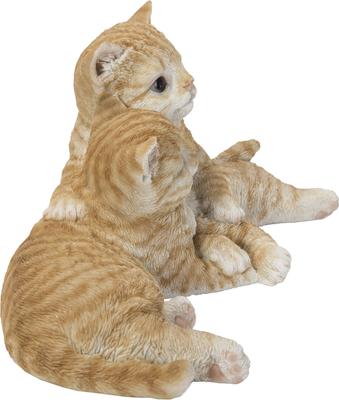 Show full view: Hi-Line Gift Couple Cat Statue, Orange & White, 6.42-in slide 5 of 8